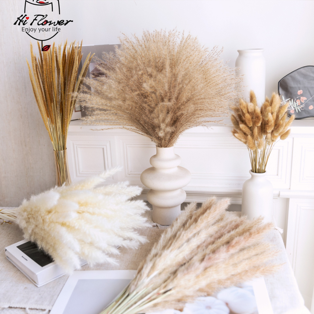 Natural Dried Pampas Grass Bou - đánh giá và giá Pampas Grass Decor