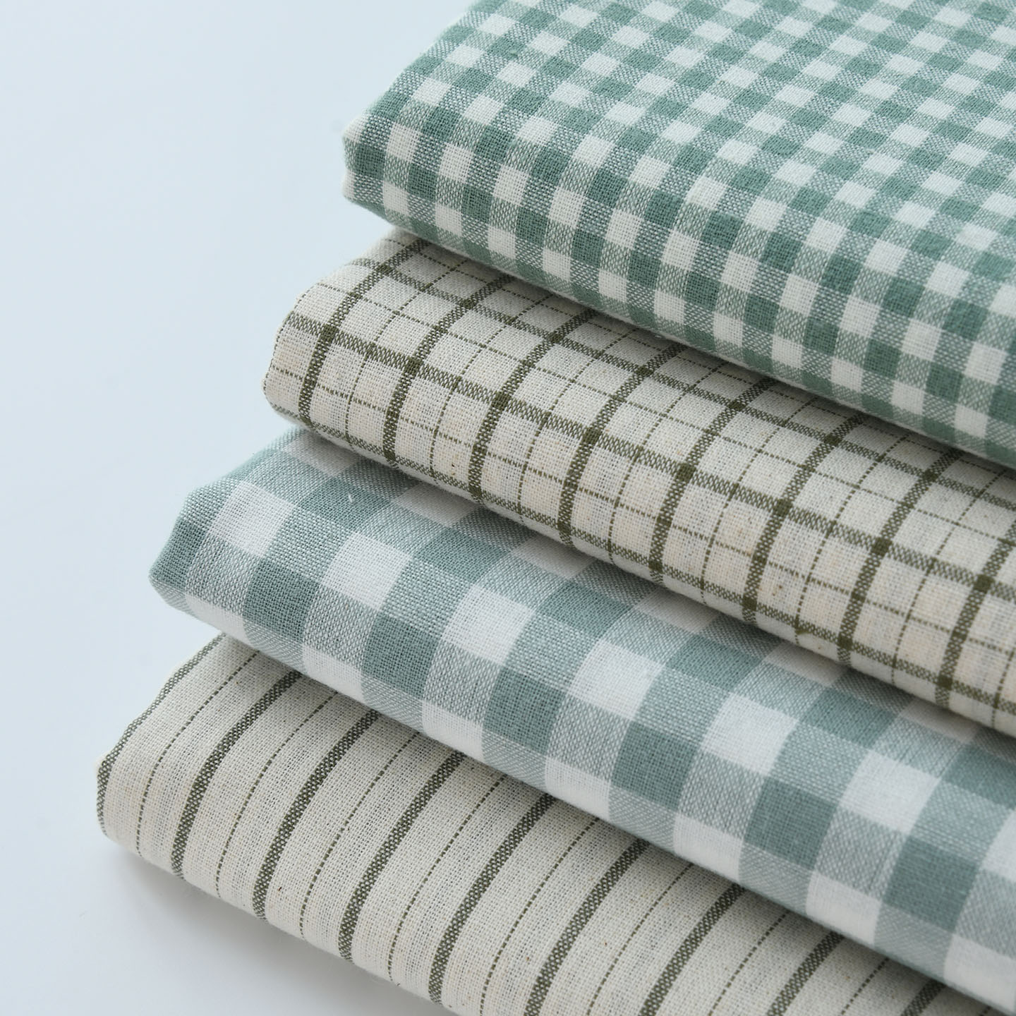 Vải giả lanh màu xanh cổ điển  - đánh giá và giá Linen Table Runner