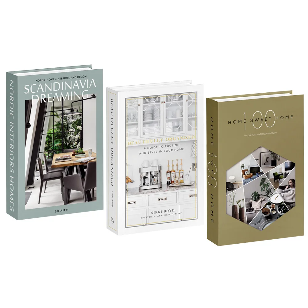 3pcs/lot Simulation Books for  - đánh giá và giá Home Decor Magazine