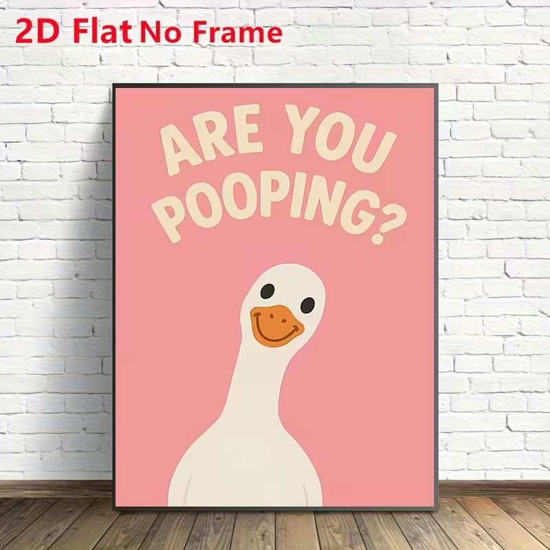 Modern Pink Are You Pooping Qu - đánh giá và giá Home Decor Theme