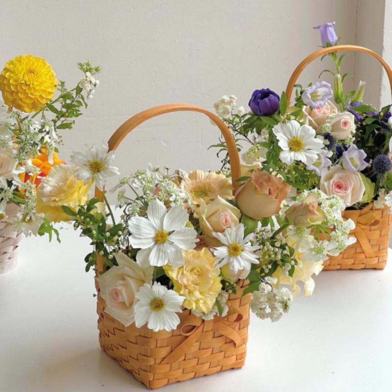 New Willow Rattan Bride Flower - đánh giá và giá Rattan Plant Basket